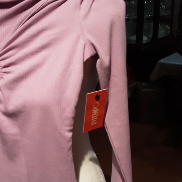 INTEMPO Purple Blouse Spandex - Picture 6 of 6